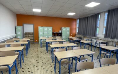 Aménagement des salles de classe – Lycée de la Ville Davy